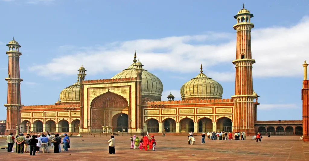 Jama Masjid Delhi morning view