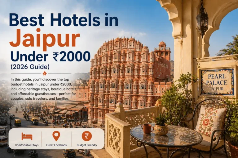 Best Hotels in Jaipur Under ₹2000 (2026 Guide)