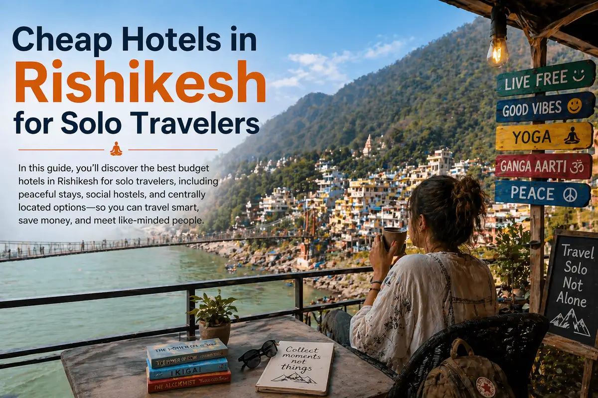 Solo travel vibes in Rishikesh